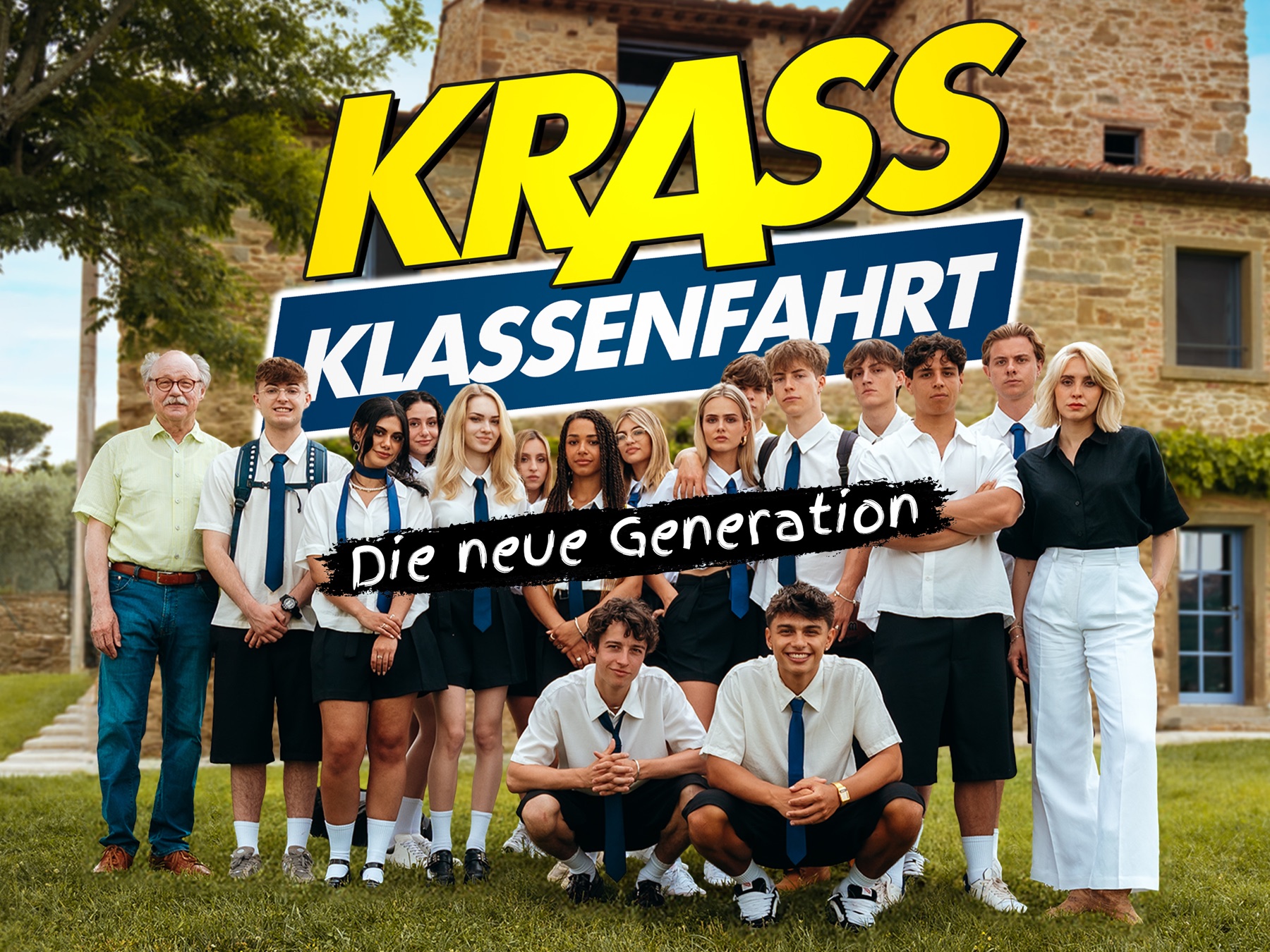 Ensemblemotiv der Serie Krass Klassenfahrt – Die neue Generation